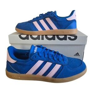 Adidas Breaknet Sleek Shoes Womens Size 8.5 Blue Pink Gum JH6901